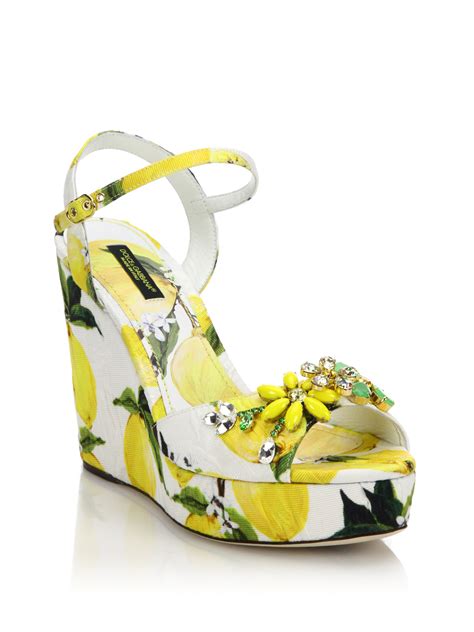 dolce gabbana cloth sandals|dolce gabbana sandals lemon.